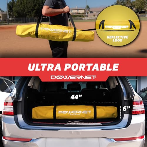 Portable 7-FT Softball & Baseball Pitching Net G880292