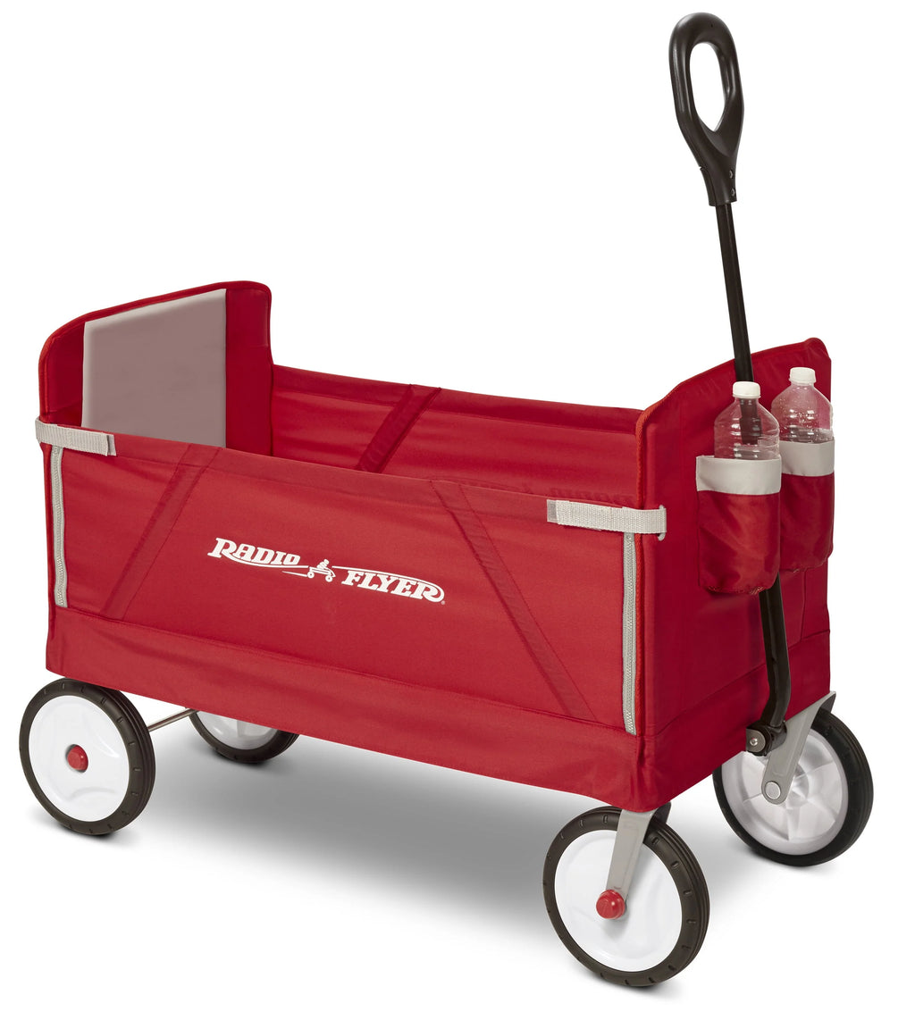 3-in-1 EZ Fold Wagon with Padded Seat and Seat Belts R10436
