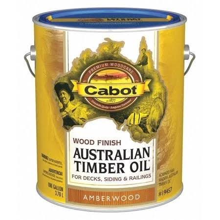 Amberwood Flat Exterior Stain for Wood, 1 Gal J29968