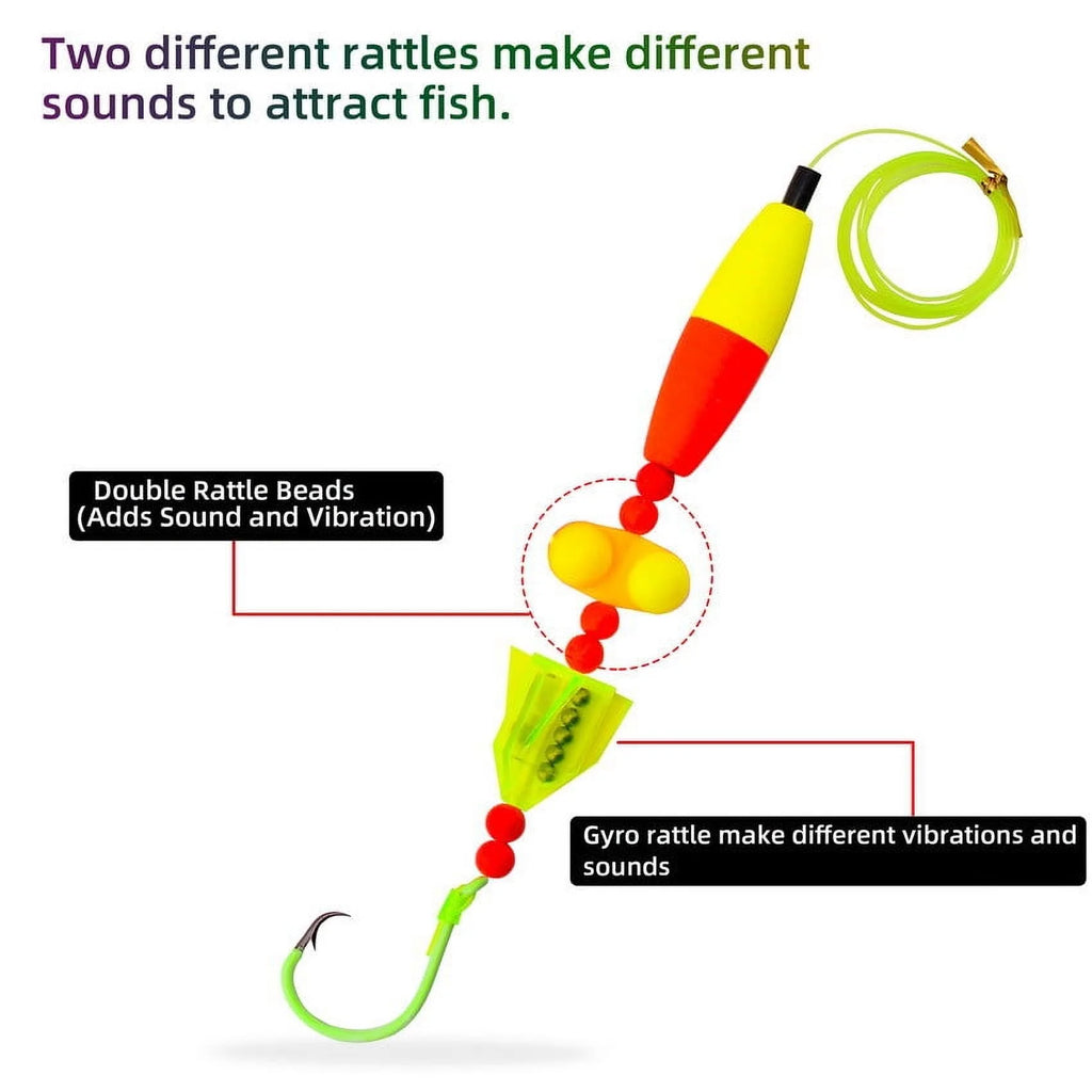 5pcs/set Catfish Rigs Fishing Tackle with Circle Hooks C830