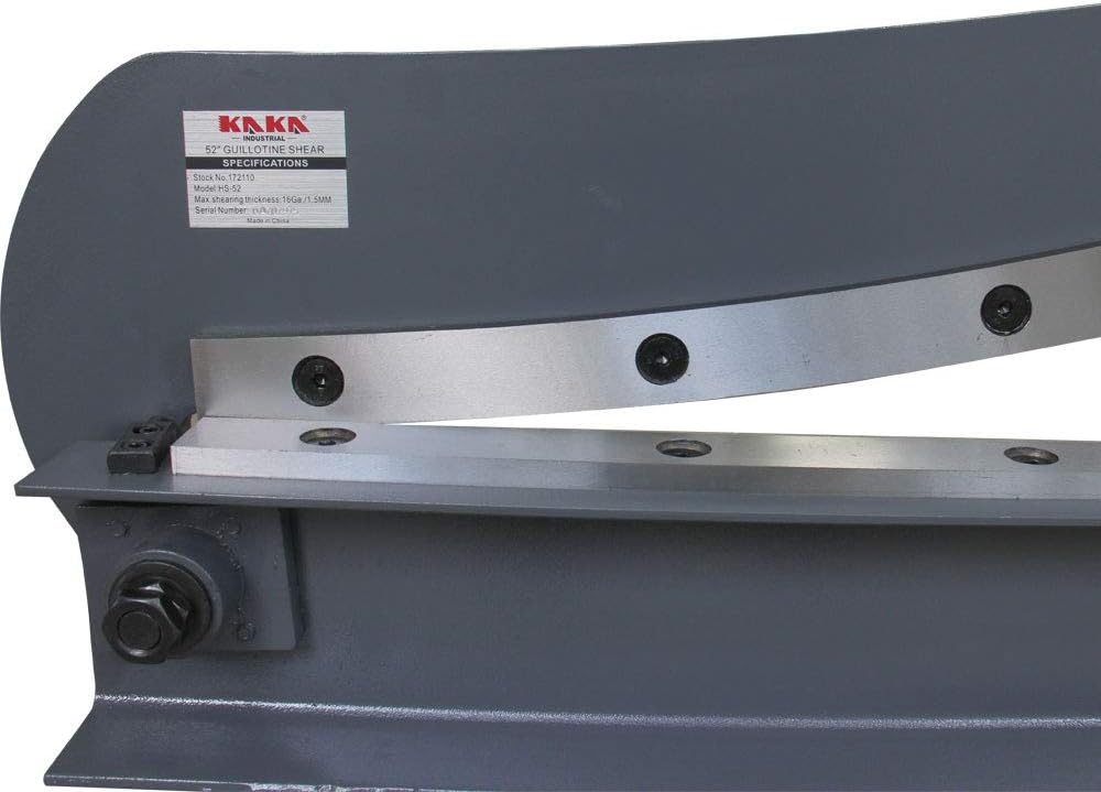Manual Guillotine Shear 16 Gauge Sheet Metal Cutter With Stand J751616