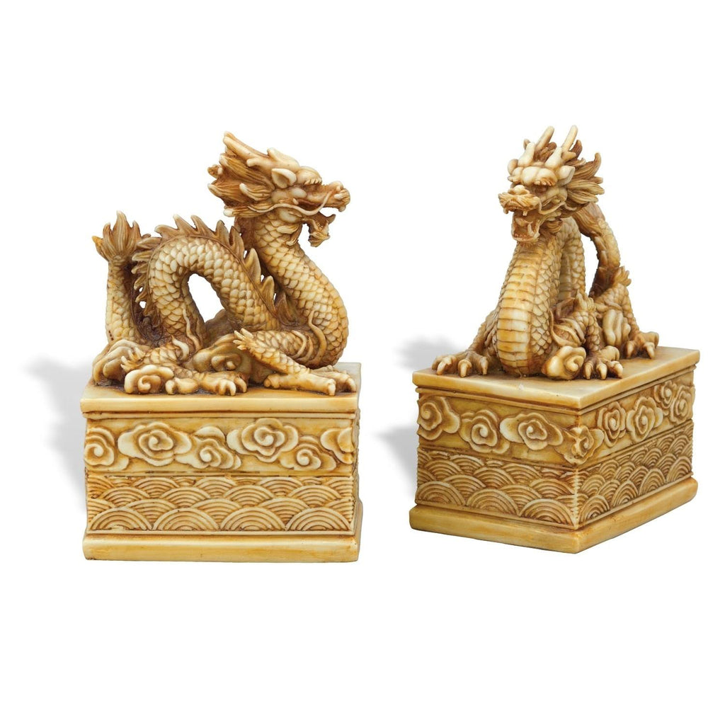 Ivory Bookends - Set of 2 H895