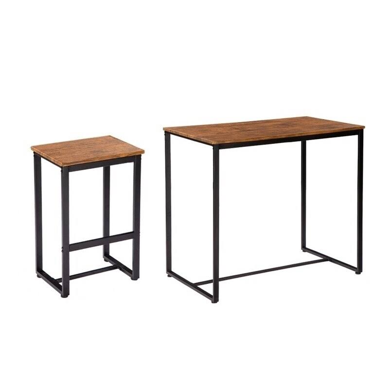 Walnut Finish 5-Piece Counter Height Pub Dining Set U746