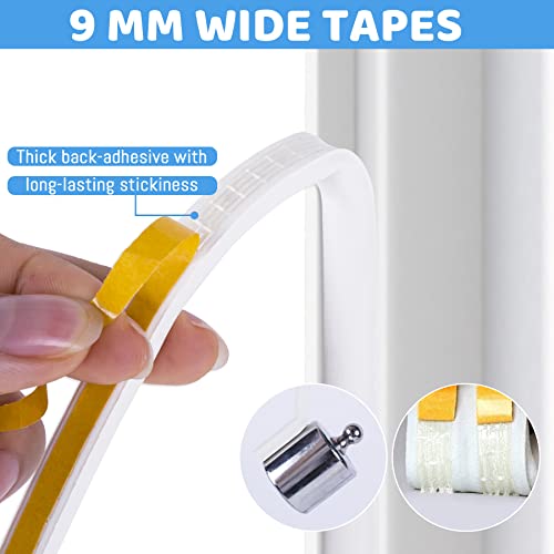 White Self-Adhesive Rubber Weather Stripping P5228