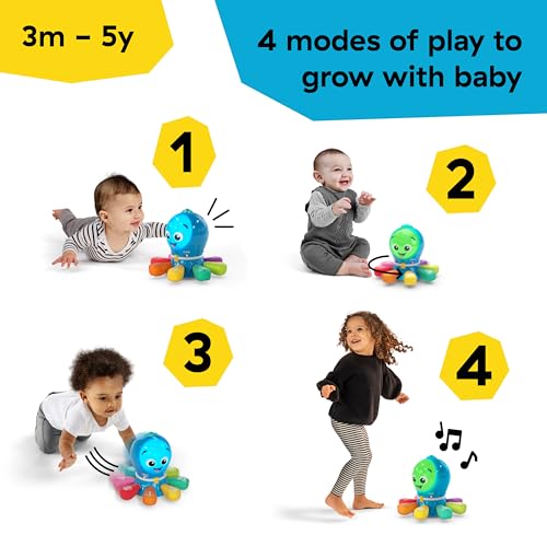 4-in-1 Crawl & Chase Activity Learning Toy with Music and Lights A438