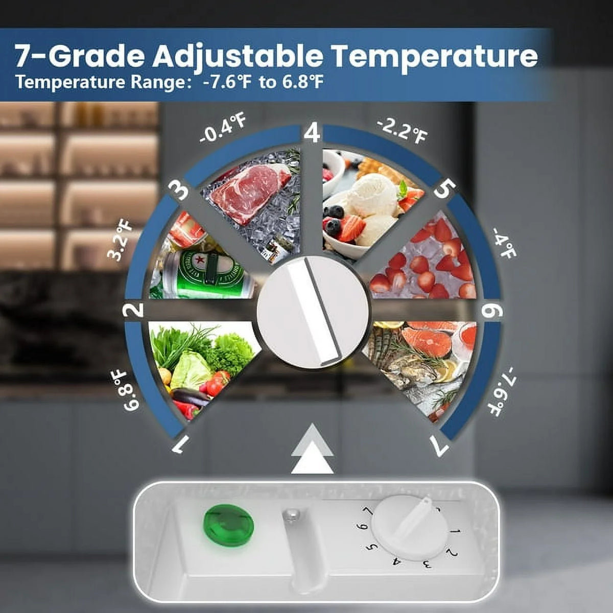 1.8 Cu.ft White Compact Freezer M17866