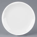 White Coupe Bone China Plate - 24/Case J125