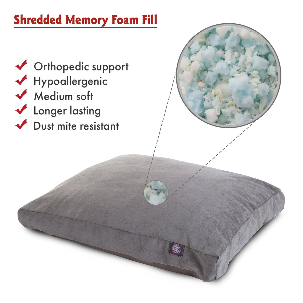 Large Orthopedic Memory Foam Rectangle Dog Bed J198