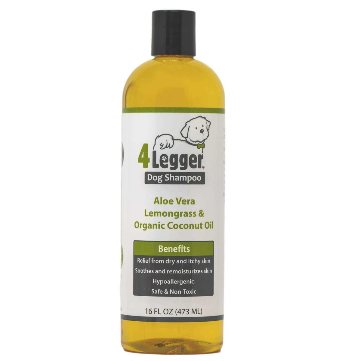 Certified Organic Hypoallergenic Dog Shampoo with Aloe and Lemongrass L84472