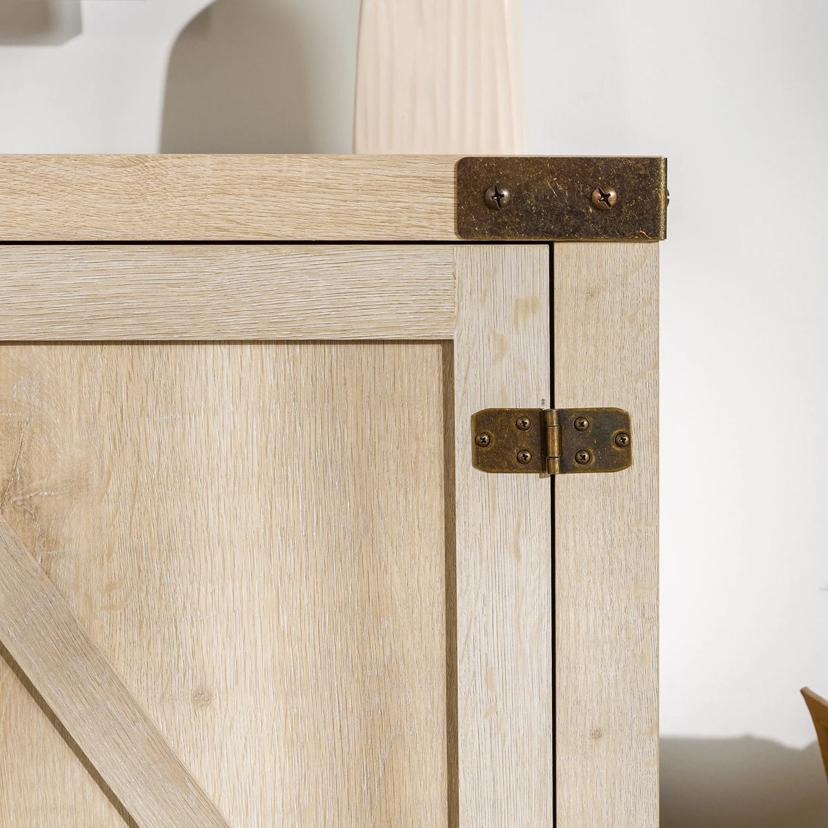 Modern Farmhouse Barn Door TV Stand N460