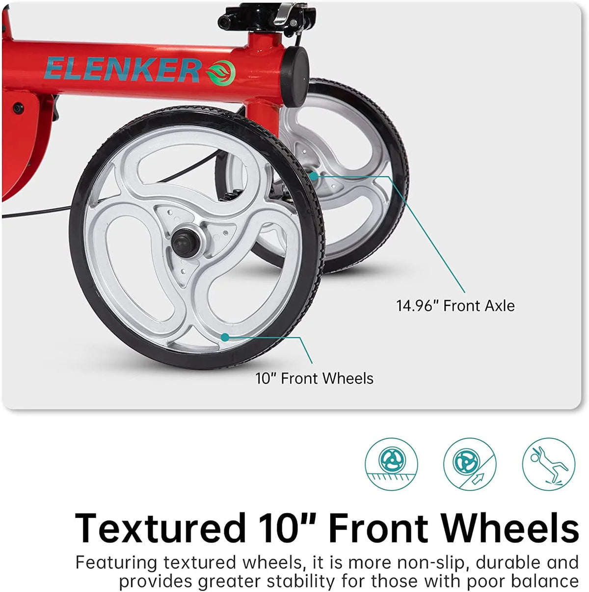 Steerable Knee Scooter Silver B7890