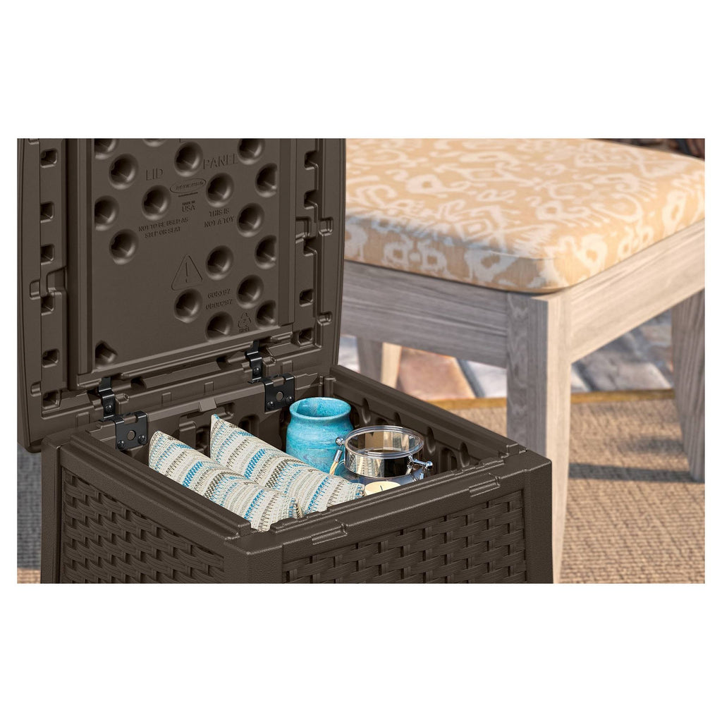 Resin Patio Storage End Table N45959