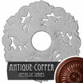 Green Gold Hand-Painted Ceiling Medallion E7423