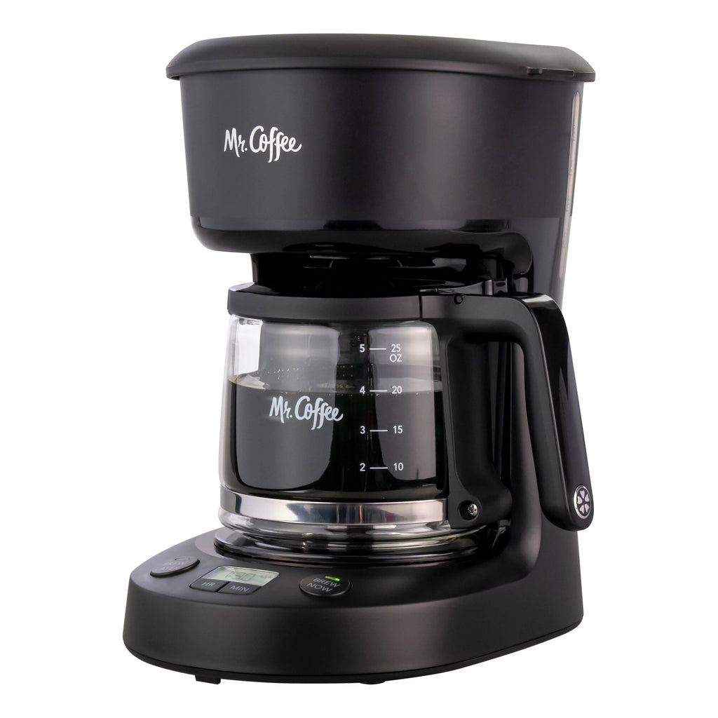 5-Cup Programmable Coffee Maker, 25 oz. Black I7378
