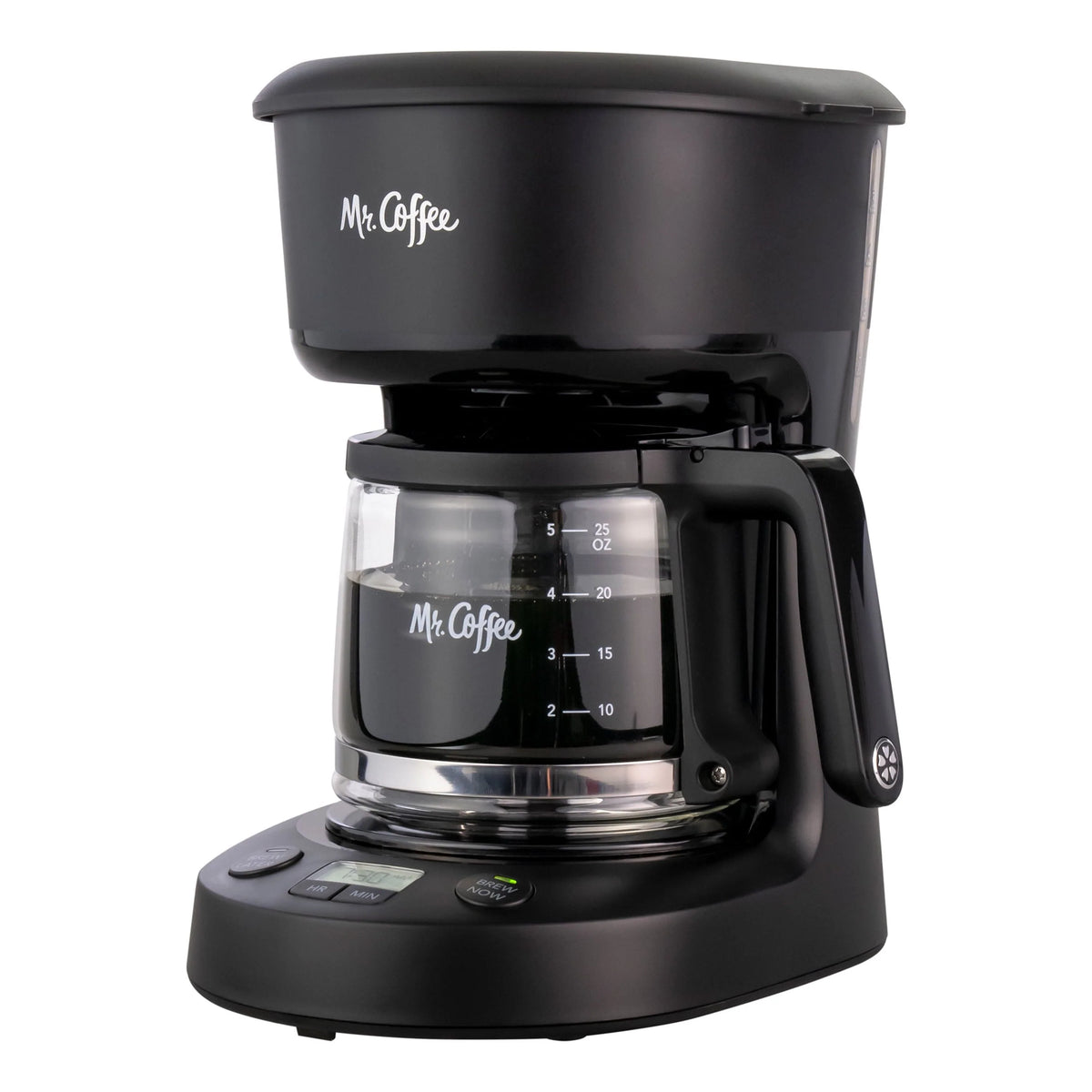 5-Cup Programmable Coffee Maker, 25 oz. Black I7378
