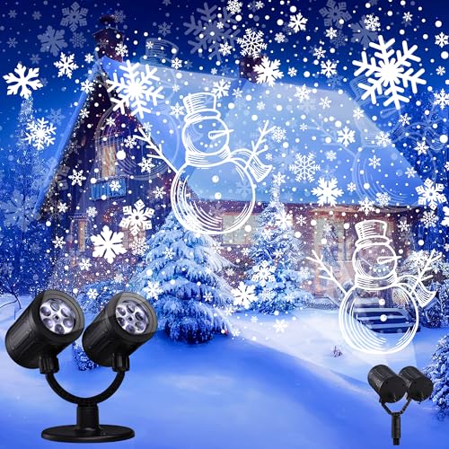 Waterproof Double Head Halloween Projector Lights with Timer C879381
