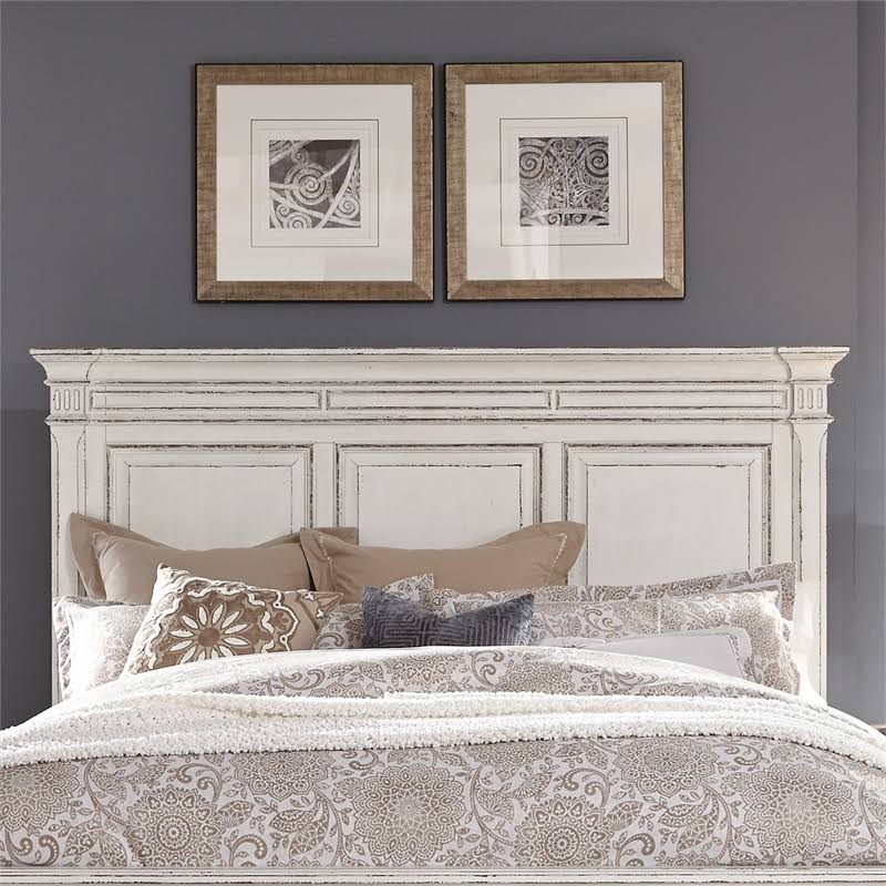 White Queen Panel Headboard X509