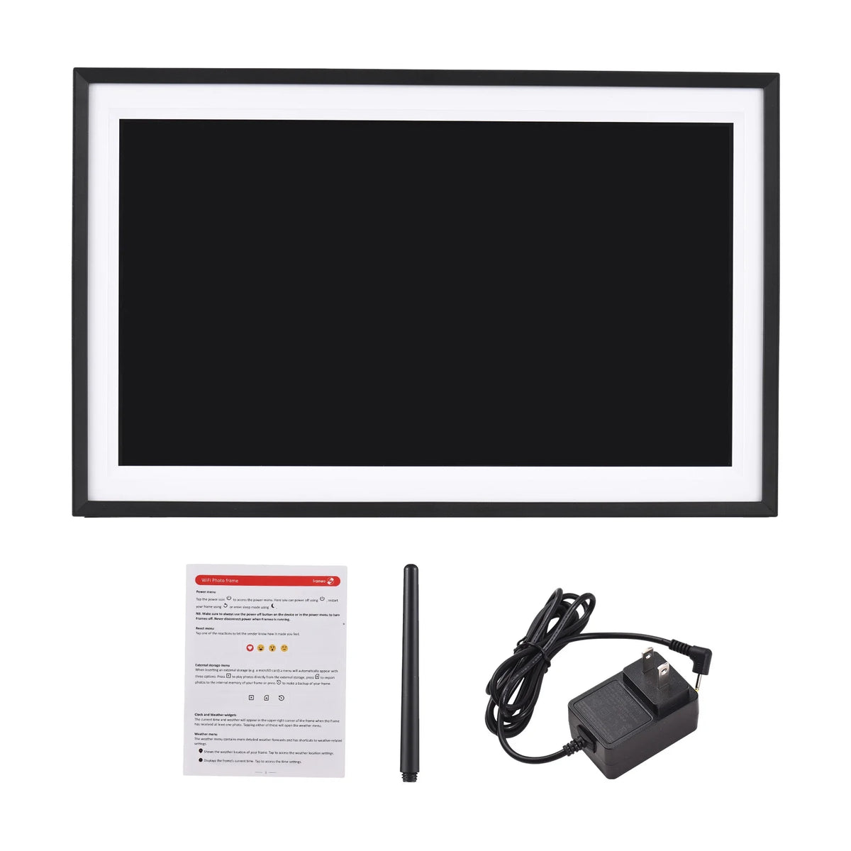 WiFi Digital Photo Frame 15.6-Inch TFT Screen 16GB Storage O951484