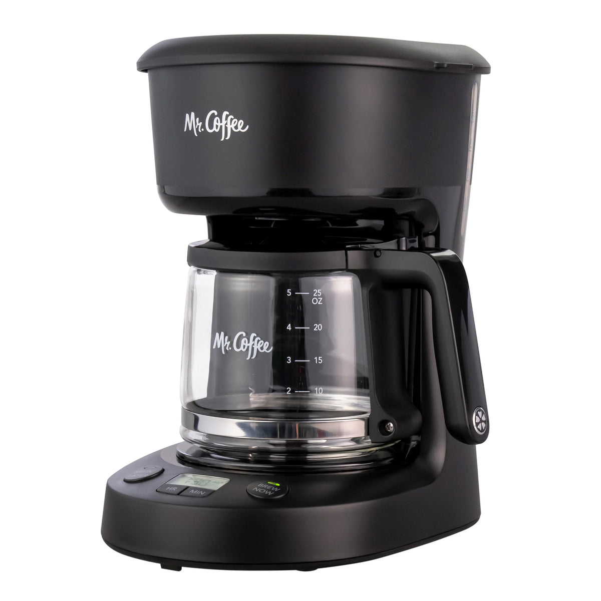 5-Cup Programmable Coffee Maker, 25 oz. Black I7378