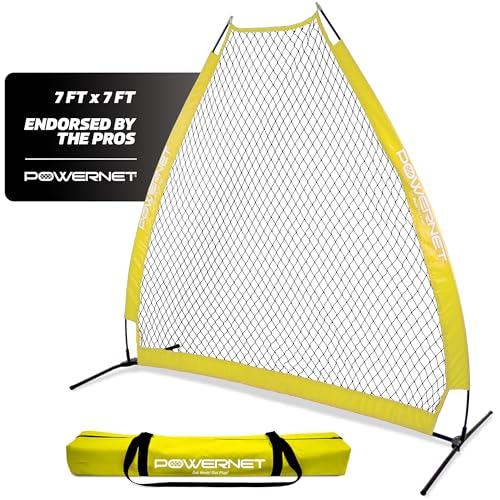 Portable 7-FT Softball & Baseball Pitching Net G880292