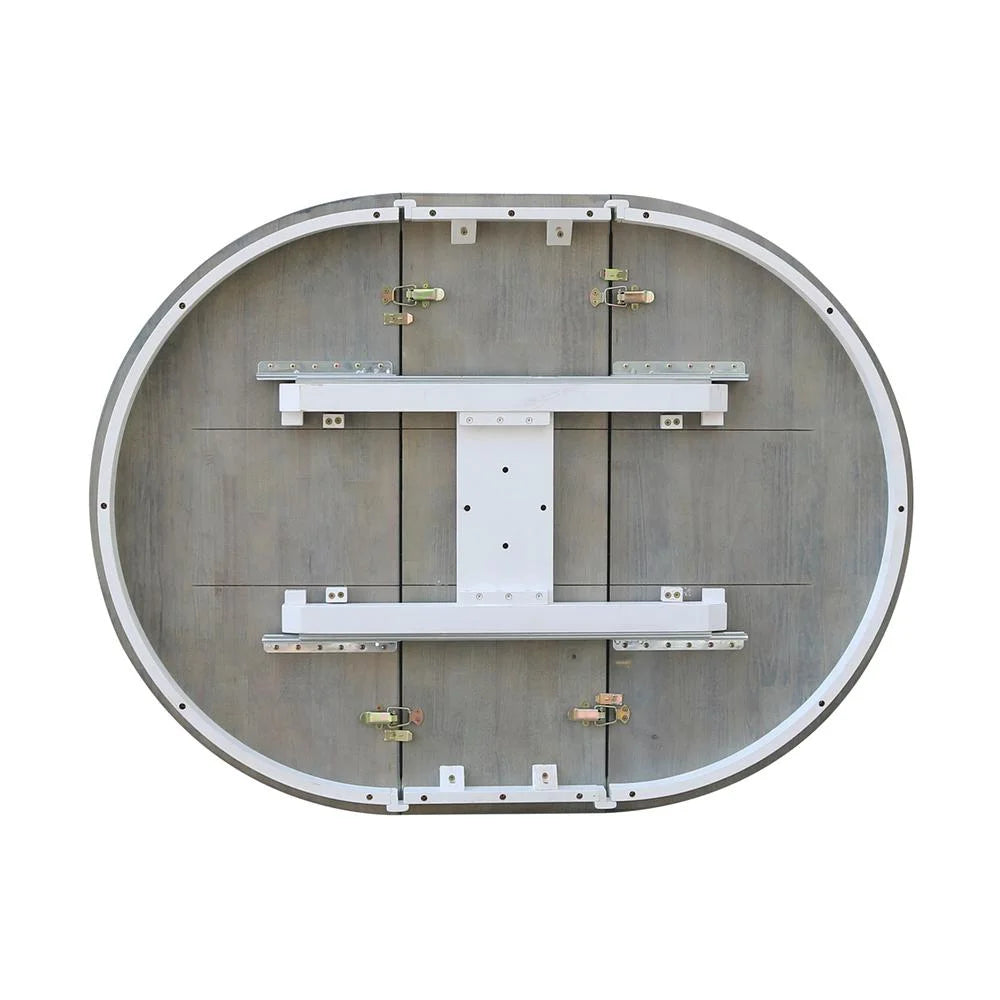 36" Wood Round Table with 12" Leaf V3242