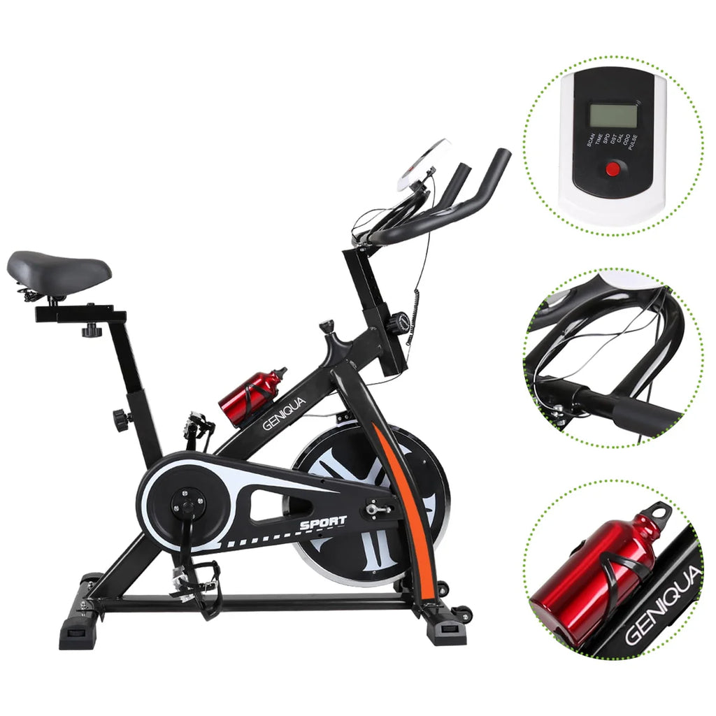 Black Indoor Exercise Bike W590904