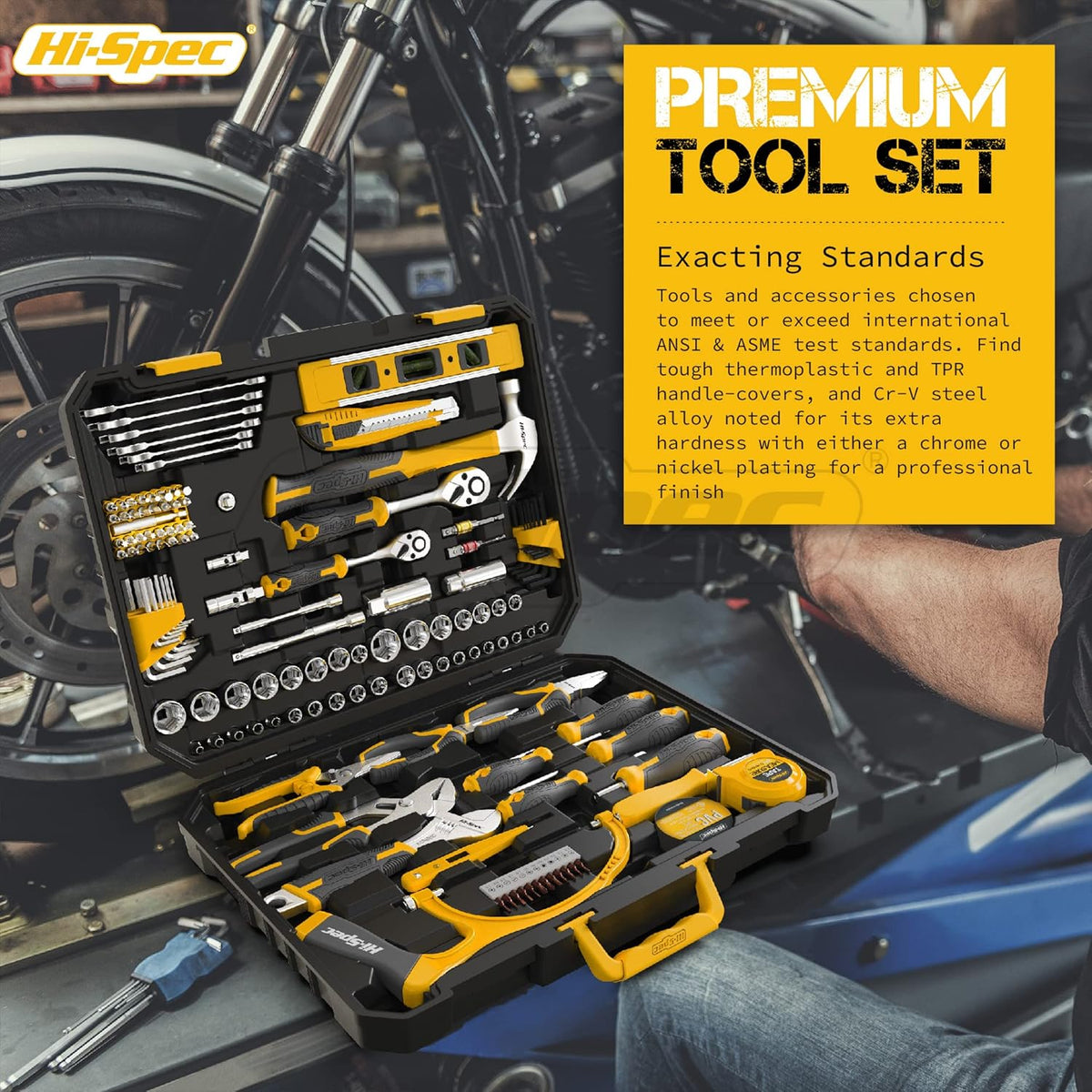 143 Piece Home & Garage Tool Kit Set H62139