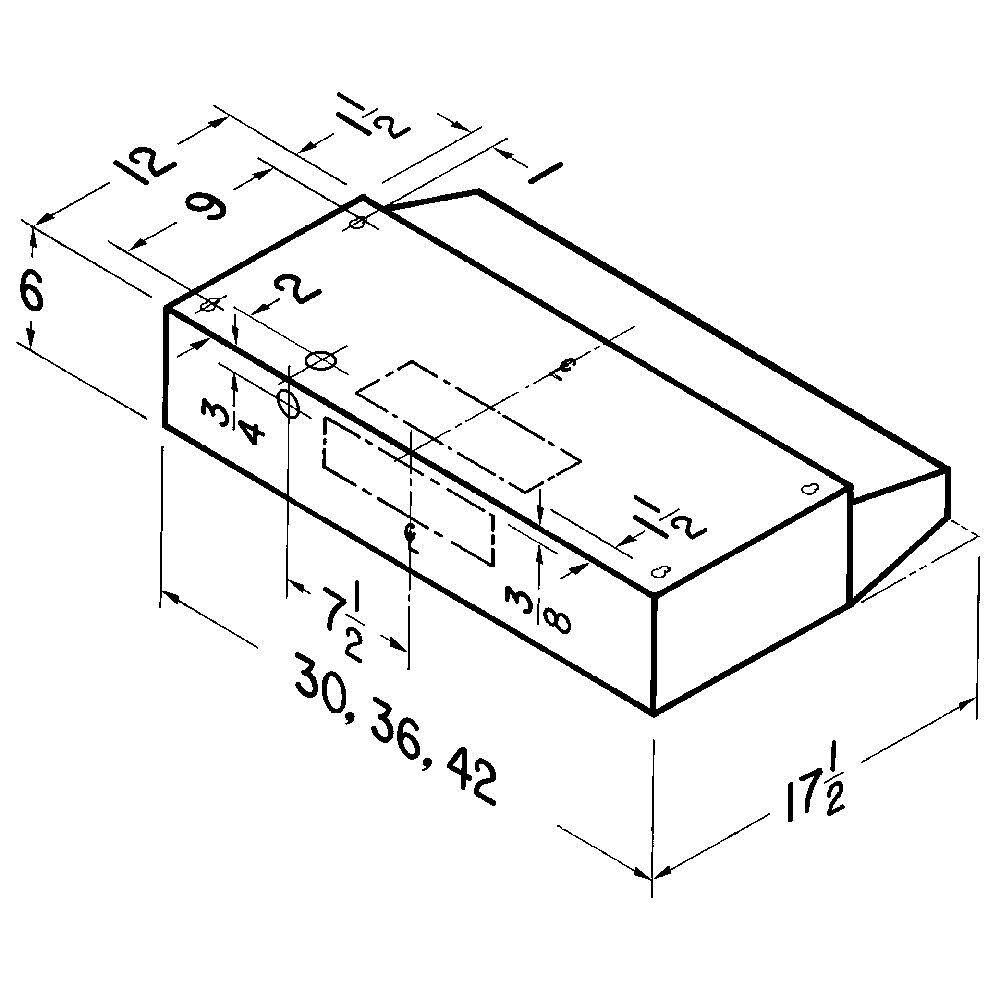 30x22 Under-Cabinet Range Hood, 220 CFM, White H4343