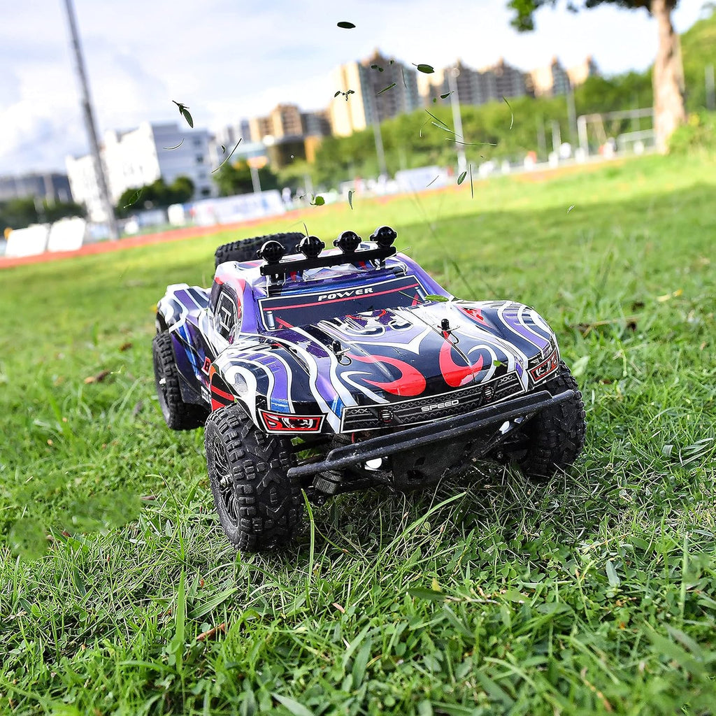 1:10 Scale 4WD Remote Control Electric Off Road RC Monster Truck with 2 Rechargeable Batteries R33156