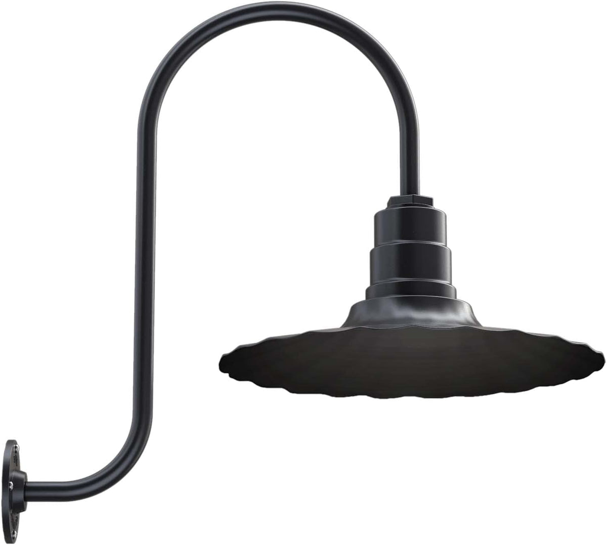 16 inch Galvanized Outdoor Barn Light W9095