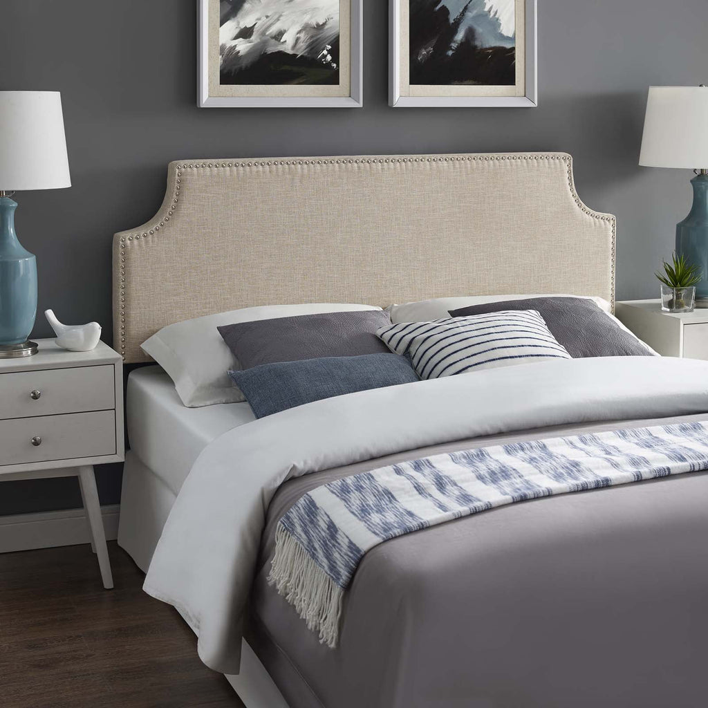 Queen Upholstered Fabric Headboard H1609
