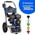3200-PSI 2.5-GPM Gas Pressure Washer with 5 Nozzles J990