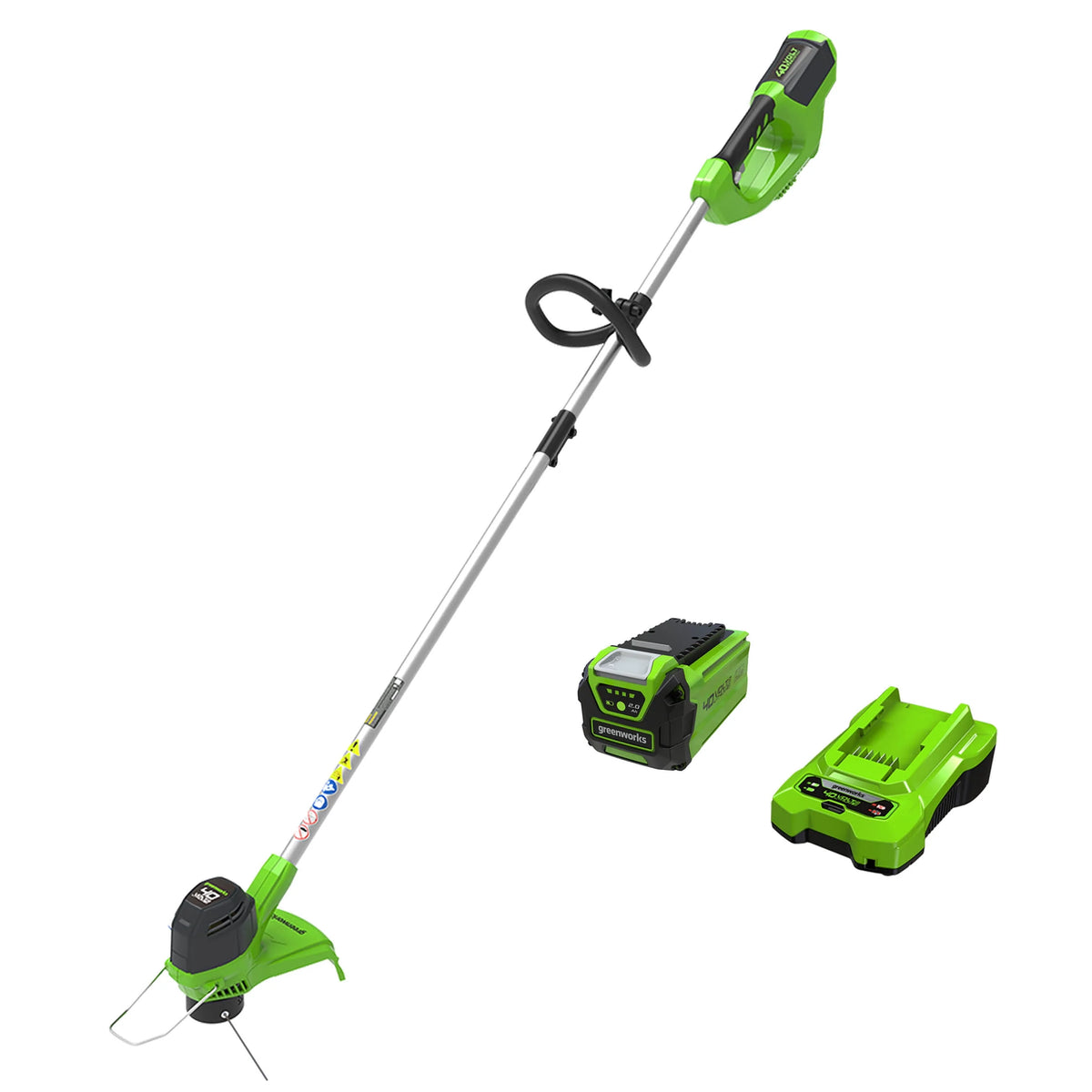 40V 12 String Trimmer with Battery & Charger T473178