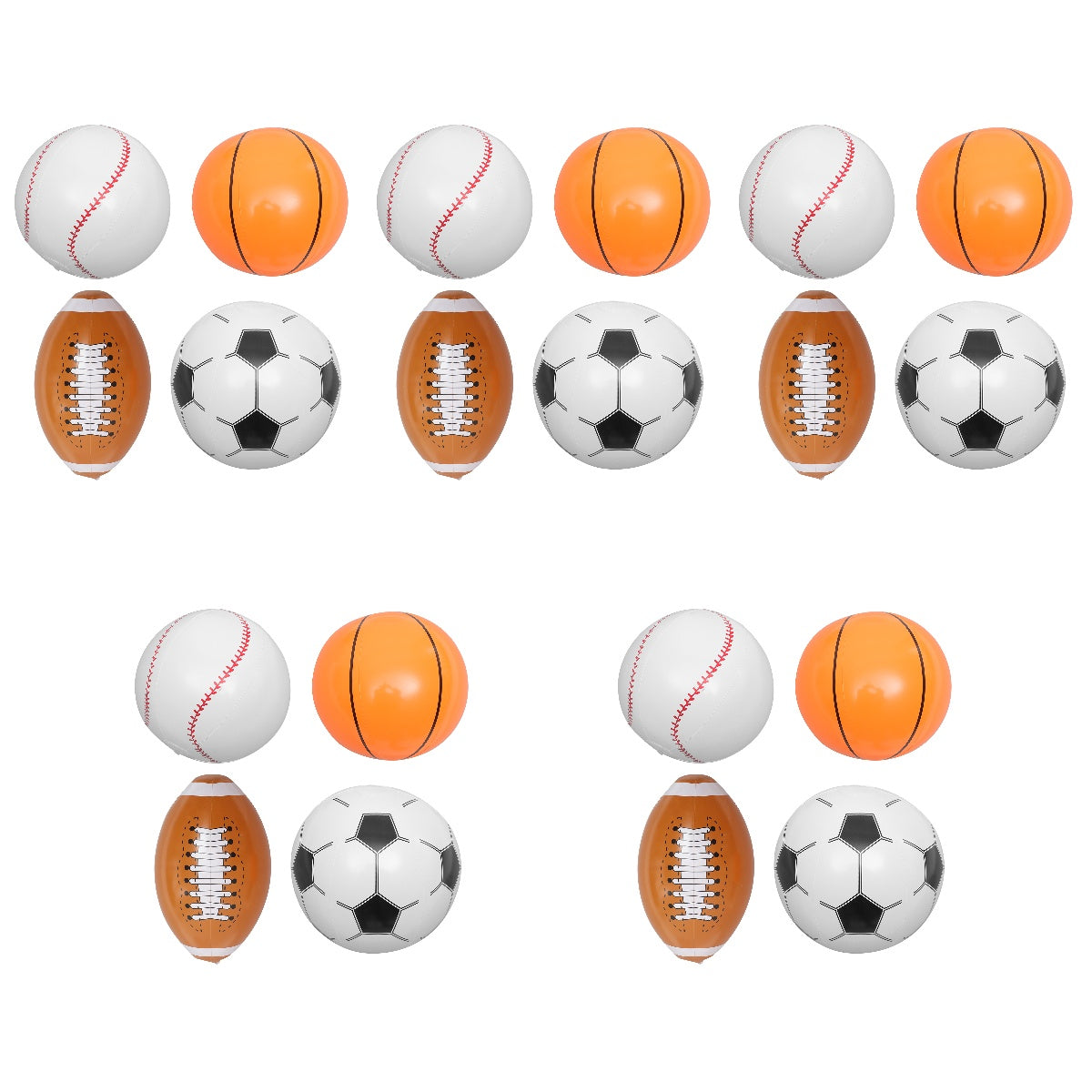 20 Pcs Inflatable Beach Ball Pvc Sports Toys A7269