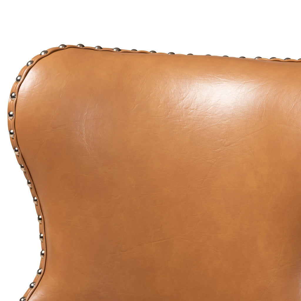 Tan Swivel Bar Stool, Set of 2 V46283