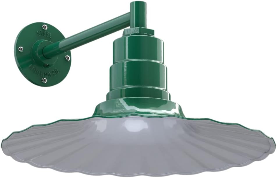 16 inch Galvanized Outdoor Barn Light W9095