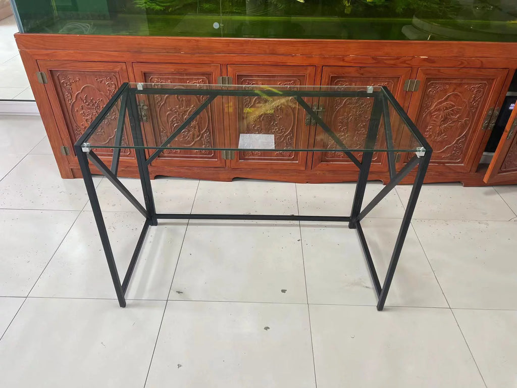 Clear Tempered Glass Computer Desk P58287