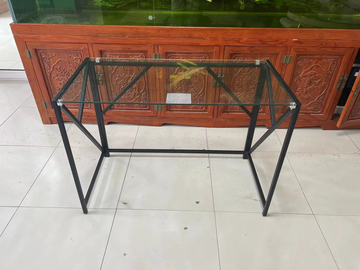 Clear Tempered Glass Computer Desk P58287