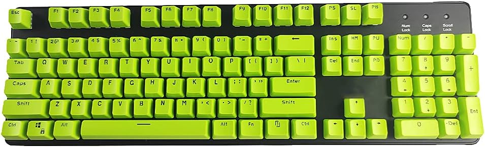 Full 104 PBT Keycaps Set OEM Profile with Keycap Puller (Purple) N10167