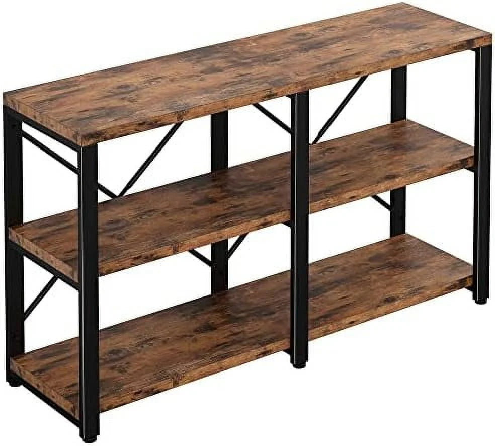Rustic 47in 3-Tier Console Table P84164