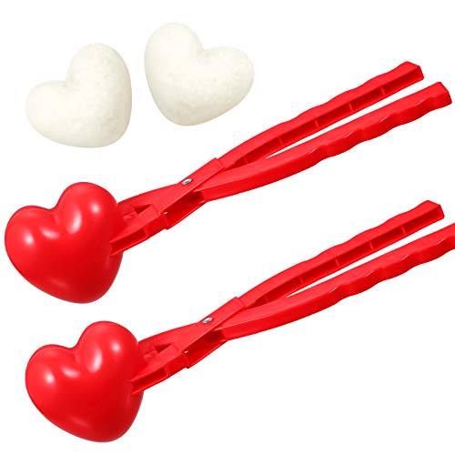Heart Snowball Maker with Handle Plastic J745