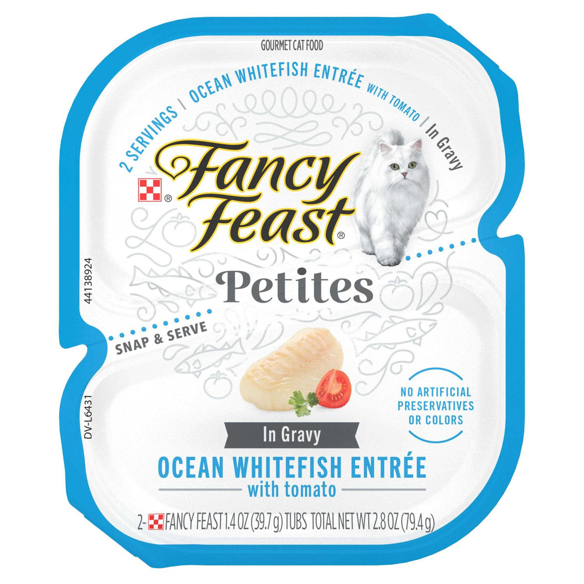 Ocean Whitefish Entree in Gravy Wet Cat Food J1014