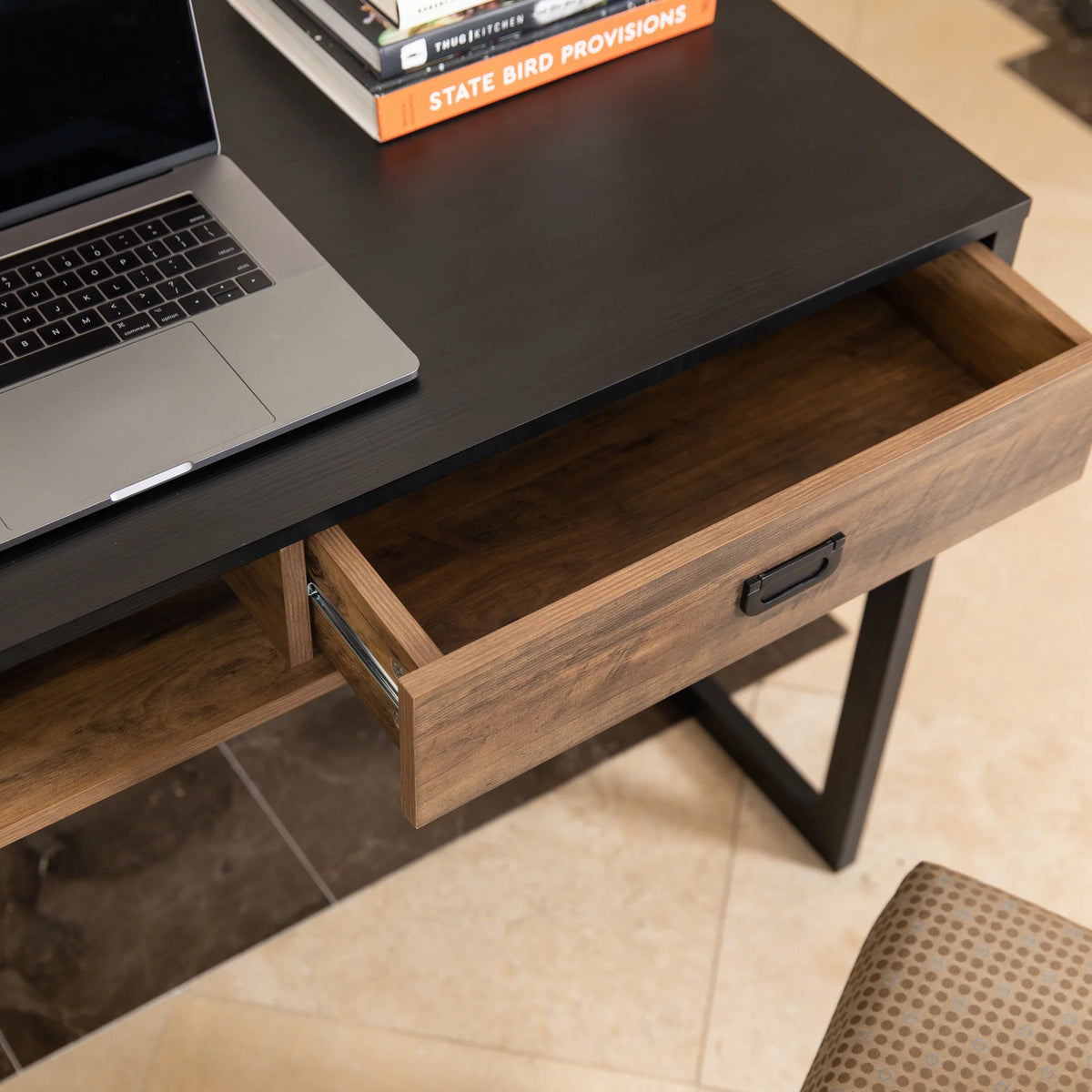 Contemporary Studio Workstation Desk with Drawer B491