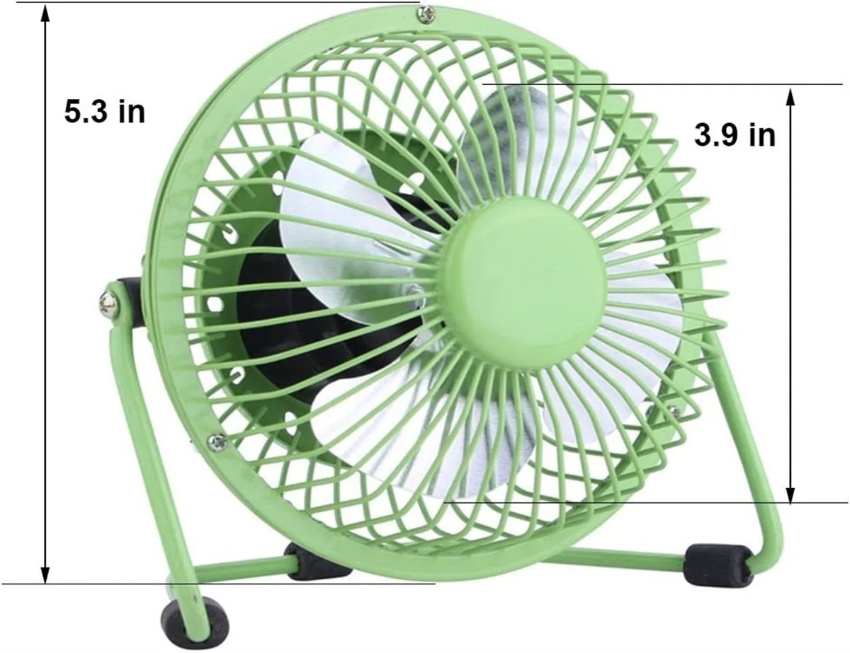 4-inch Mini Metal USB Desk Fan I5407