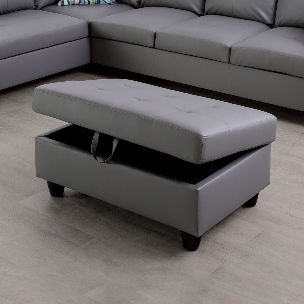 L-Shaped 3-Piece Sectional Sofa Couch H40224