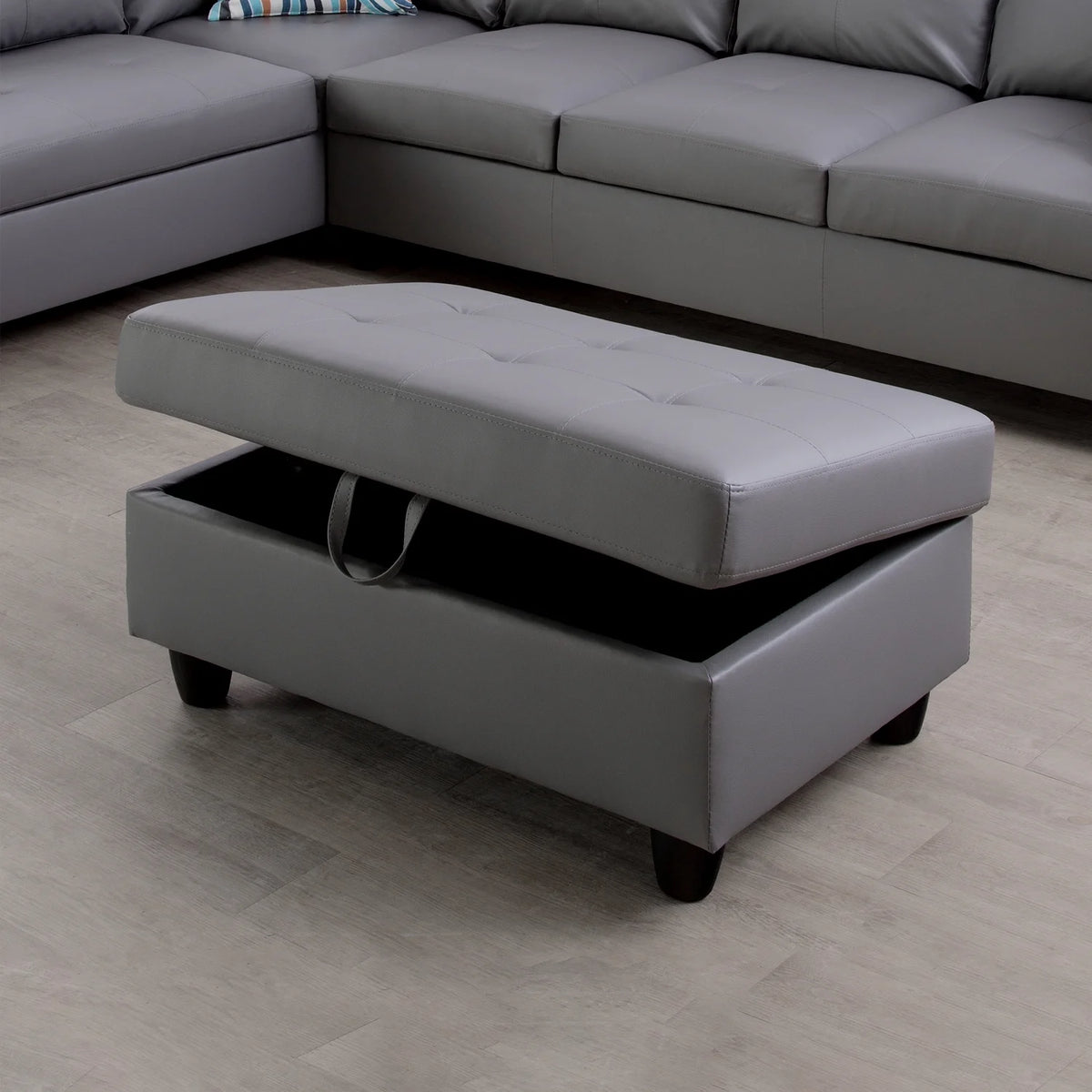 L-Shaped 3-Piece Sectional Sofa Couch H40224