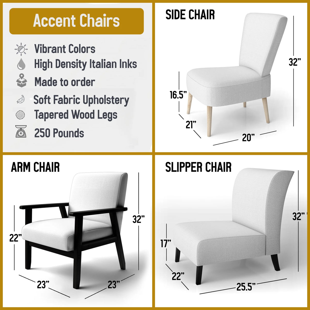 Upholstered Accent Chair L514