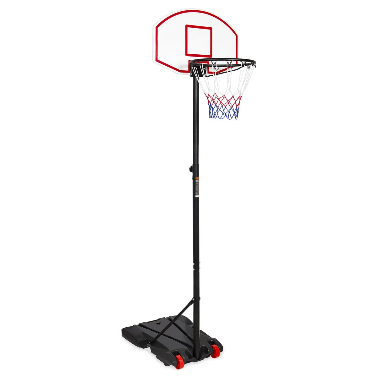 Portable Height-Adjustable Basketball Hoop with Wheels G227131