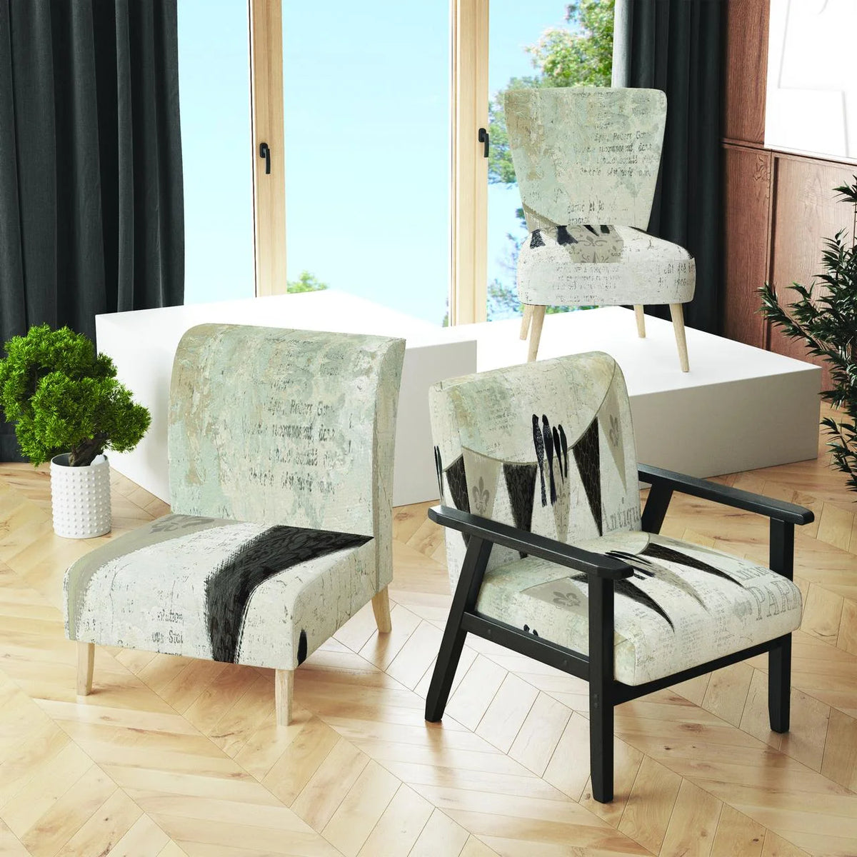 Upholstered Accent Chair L514