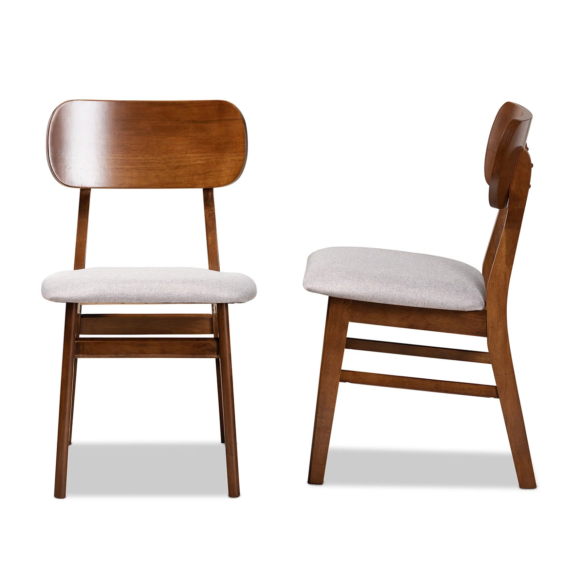 Grey Dining Chair Set of 2 L269